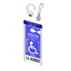 thumbnail image 1 of Porta placa JL Safety 25 cm con gancho y colgante, 1 of 9