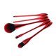 thumbnail image 3 of 5 Piezas De Pinceles De Mezcla De Cosméticos De Maquillaje Suaves Y Esponjosos Herramientas Rojo, 3 of 5