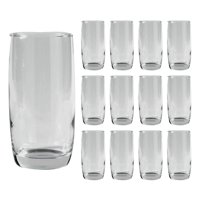 Set 12 Vasos Monterrey Transparente Largos Cristar 445 Ml