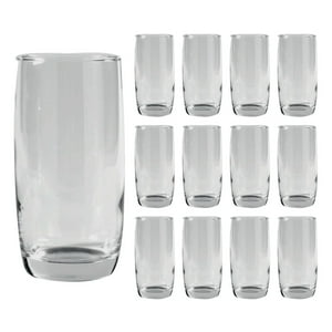 Set 12 Vasos Monterrey Transparente Largos Cristar 445 Ml