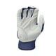 thumbnail image 3 of Guantes de bateo de béisbol Rawlings Workhorse para adultos, color blanco/azul marino, 3 of 7