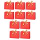 thumbnail image 1 of 10 Bolsas De Regalo Para Fiestas, Papel Grueso Reutilizable Para Celebraciones, Fiestas, Baby Shower, Rojo M, 1 of 5