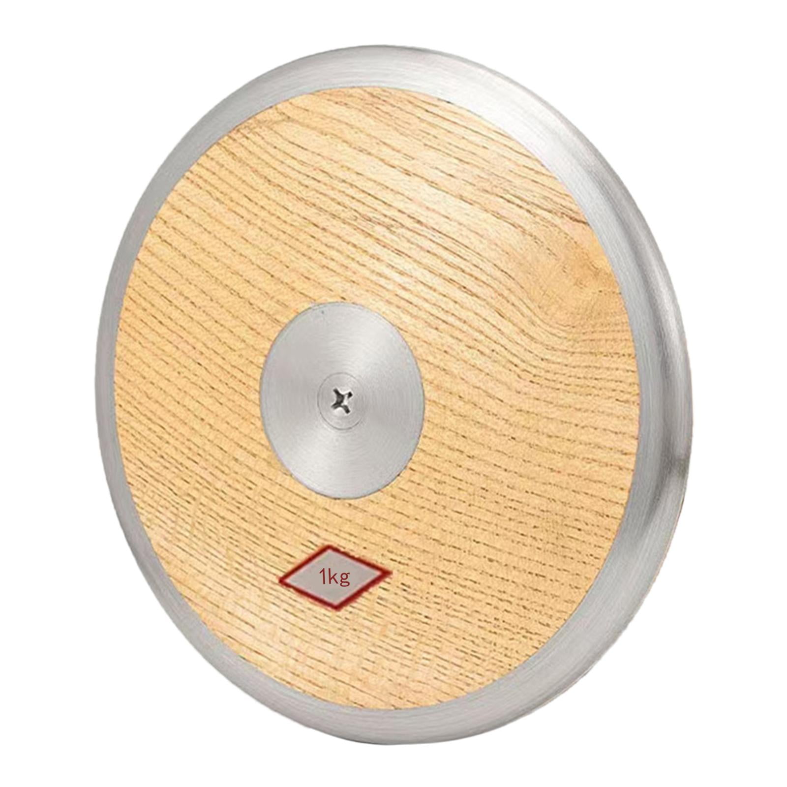Magideal - Disco De Pista Y Campo Disco De Madera Equipo De Entrenamiento Deportivo Para Práctica Versátil Para Profesionales Hombres Mujeres Universidad Princip 1 Kilogramo