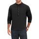 thumbnail image 5 of INSPIRE CHIC Camiseta Henley de Algodón para Hombre de Manga Larga con Botones, Camisetas Básicas L Negras, 5 of 6