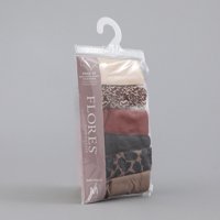 Pack 6X Calzon Maxi Bonded Microfibra Flores Mujer 25568-171