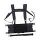 thumbnail image 1 of Chaleco De Pecho De Caza Transpirable Chaleco De Arnés Ajustable De Entrenamiento Negro, 1 of 5