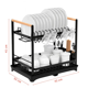 thumbnail image 5 of Secaplatos Belug Escurridor Acero Inox 2 Niveles Negro, 5 of 5