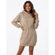 thumbnail image 1 of Vestido de Invierno Beige con bolsillo y capucha, 1 of 3