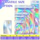 thumbnail image 2 of Bolsas Mylar JETMORE 10x15 cm 100 uds Holográficas con Cierre Resellable, 2 of 6