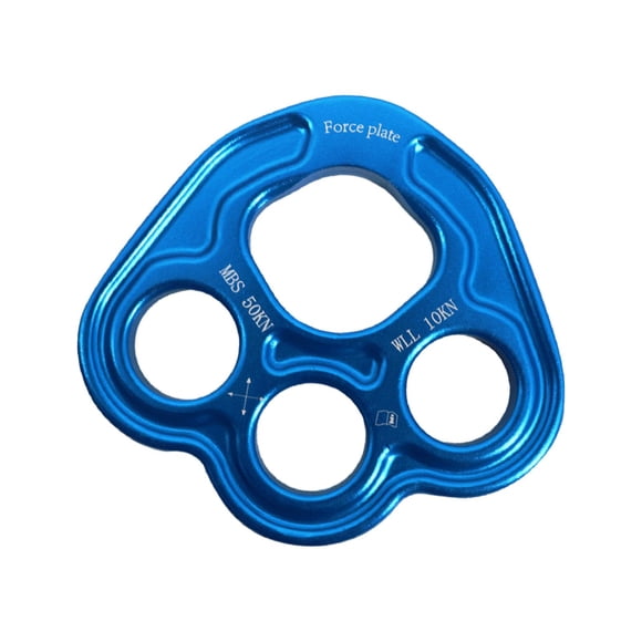Paw Rigging Plate Sistema De Aparejo Multiusos Equipo De Escalada Ligero Azul