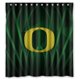 thumbnail image 1 of Cortina de ducha de los Oregon Ducks, juego de cortina de baño con ganchos, tamaño 66 x 72 pulgadas, 1 of 3