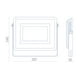 thumbnail image 3 of Foco Proyector Telco Flat LED 100W 3000K Calido Megabright negro 29X24X3, 3 of 3