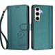 thumbnail image 3 of Funda Cartera Trébol para Samsung Galaxy S24 FE con Ranuras Tarjetas y Carga Inalámbrica Verde oscuro, 3 of 6