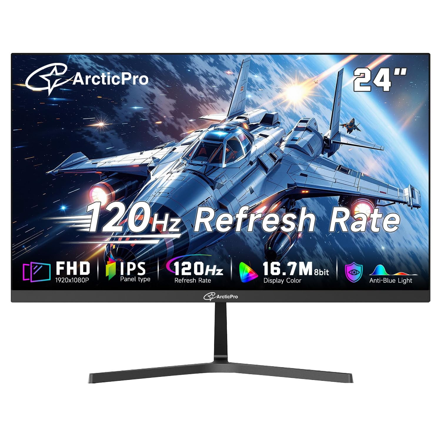 Monitor Arcticpro 24" Fhd 120 Hz Ips 1 Ms 99% Srgb