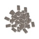 thumbnail image 3 of 50x 1:16 Ladrillos En Miniatura Escena De La Vida Ladrillo Realista Para La Decoración De La Casa De Muñecas Del Hogar Gris, 3 of 3