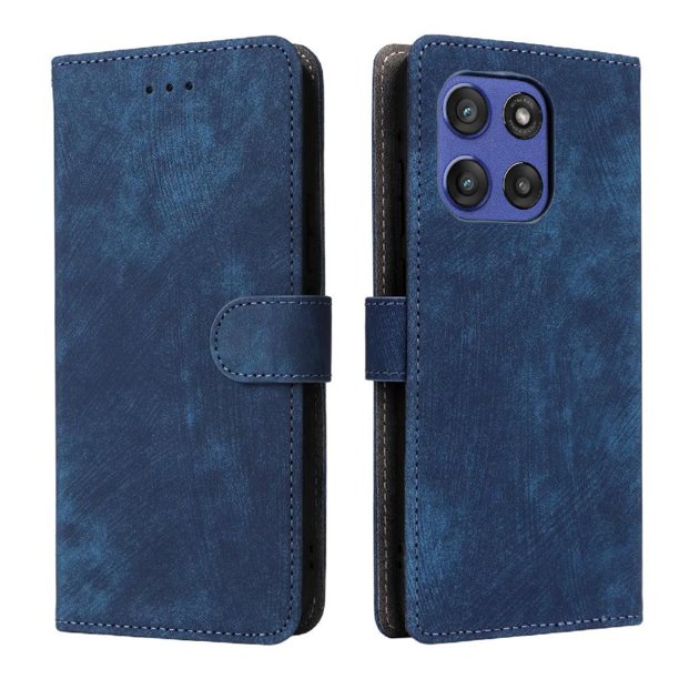 Funda Billetera para Motorola Moto Edge 60 Stylus con Soporte - Cartera de Cuero con Ranuras Azul