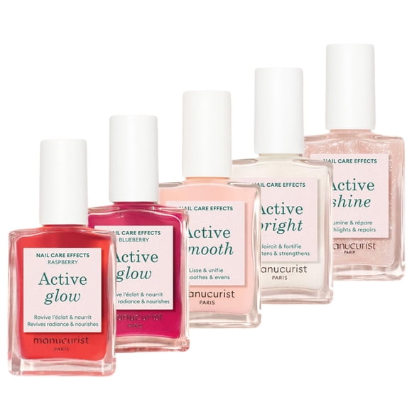 Set de esmalte y cuidado de uñas Manucurist Rainbow Active™, paquete de 5