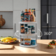 thumbnail image 4 of Organizador Giratorio Condimentos Cocina 3 Niveles Multiuso, 4 of 7