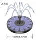 thumbnail image 1 of Enhance Your Outdoor Oasis with Our Solar Powered Water Fountain - 1.5w Pump with 6 Nozzles for Garden, Pond, Pool, and Backyard - Free Standing, Portable, and Floating - Perfect for Bird Bathing, 1 of 5