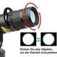 thumbnail image 4 of Foco LED blanco de 15 W con forma de pin y luneta de iris ajustable, foco giratorio, luz par, luz publicitaria, luz de escenario, iluminación de pinspot, efecto de luz para bodas, discotecas, fiestas,, 4 of 8