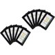 thumbnail image 1 of Banda para sudor Pro Athletics 9,5 × 16 cm negra - paquete de 12, 1 of 6