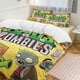 thumbnail image 1 of Plants Vs Zombies Quilt Set Thicken Soft 3 Pieces Bedding Set All Season Duvet Cove with 2 Pillowcases for Adult Women Girls Teens Home Room Decor, 1 of 5
