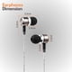 thumbnail image 2 of Audafonos In Ear Sephia SP3060 Alambricos 10mm Bass 3.5mm, 2 of 3