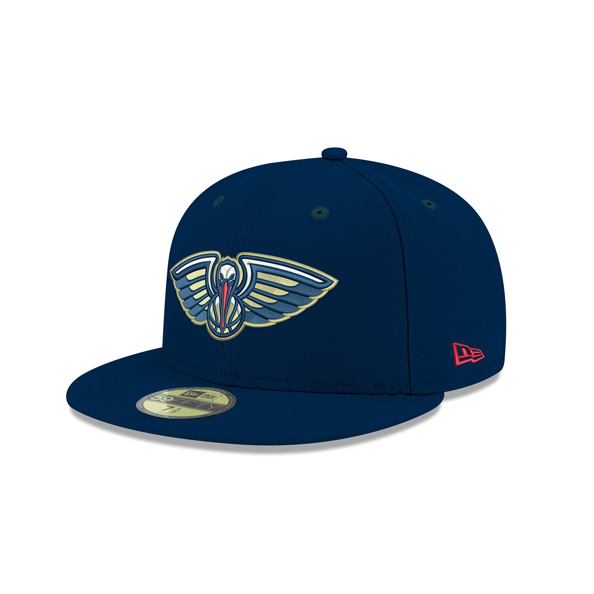 Gorra New Era Nba New Orleans Pelicans Official 59fifty Para Hombre
