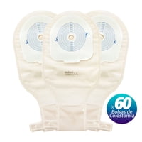 Topmedic - Bolsas De Colostomia Placa Recortable Con Filtro Olor Y Gases X60
