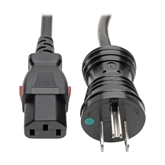 Cable de alimentación Tripp Lite Nema 5-15P a C13 de grado hospitalario de 3 pies
