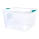 thumbnail image 1 of Caja Organizadora 45lts Wenco Plastico 53x40x32cm Apilable Agua Transparente, 1 of 4