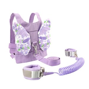 Magideal - Arnés Seguro Para La Muñeca, Prevención De Pérdida, Enlace De Muñeca, Arnés Seguro Portátil, Cinturón Trasero, Pulsera Para Niños, Correas, Cuerda De Púrpura