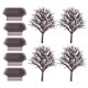 thumbnail image 1 of 70 Uds árboles Modelo 2,36 Pulgadas árbol De Melocotón Para Tren Mesa De Arena Paisaje Paisaje, 1 of 5