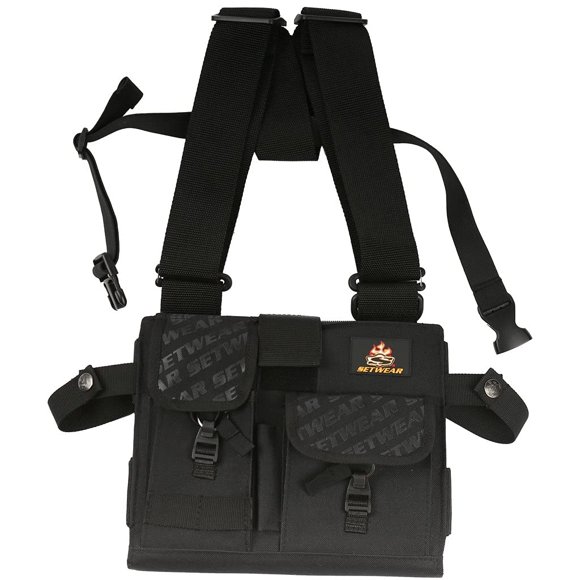 SetWear Arnés de Pecho con Bolsillos Ajustables para iPad