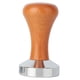 thumbnail image 4 of Práctico Mango De Madera Café Tamper Espresso 53mm Marrón Oscuro, 4 of 5