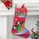 thumbnail image 2 of Las Chicas Superpoderosas Tema: Calcetines de Navidad, fino lino blanco para colgar en escaleras y chimenea, decoración navideña para el hogar, regalo de Navidad. 45cm × 32cm, 2 of 5