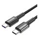 thumbnail image 1 of Cable tipo c a USB-C carga rápida 65w largo 2 metros . Negro, 1 of 3