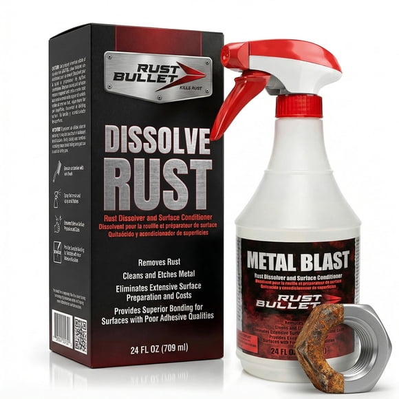 Spray Removedor de Óxido RUST BULLET Metal Blast 709 ml