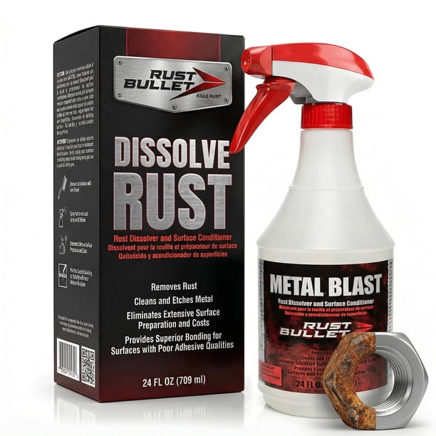 Spray Removedor de Óxido RUST BULLET Metal Blast 709 ml