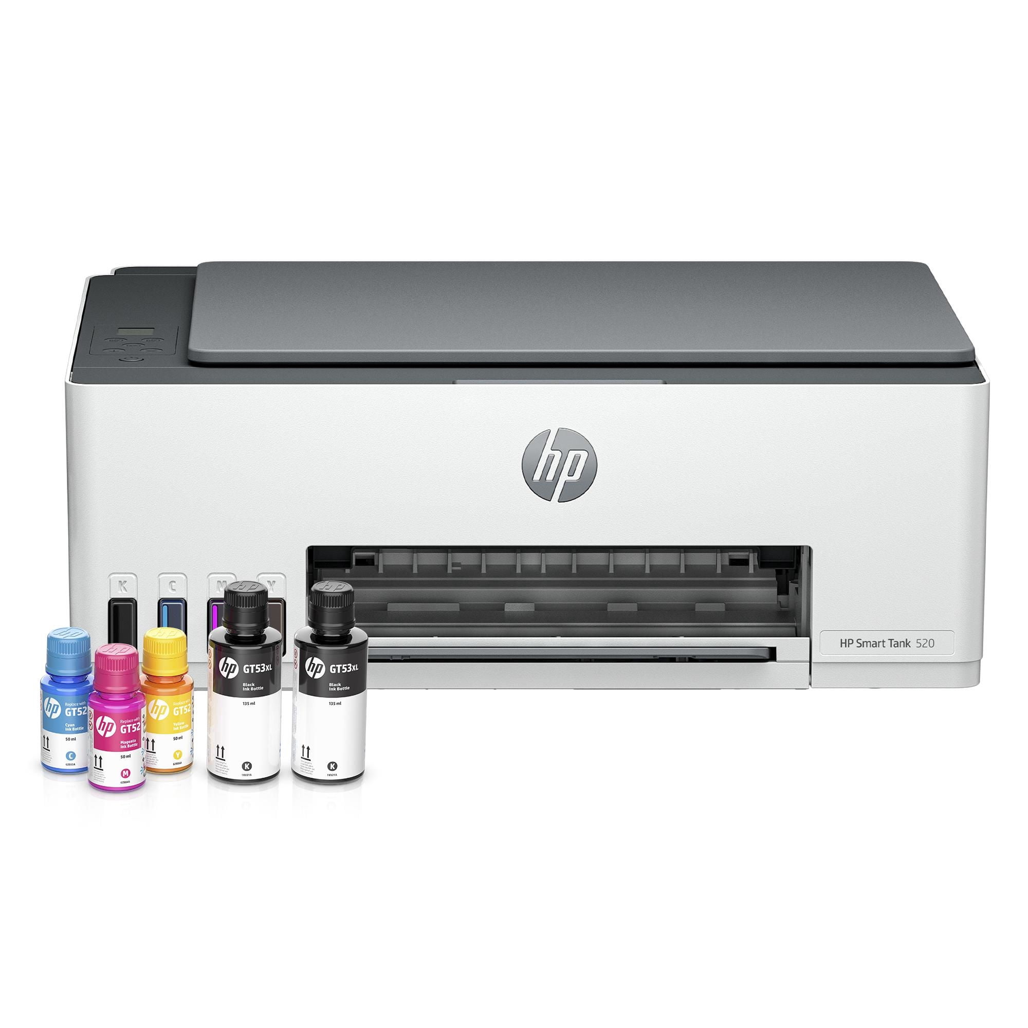 Impresora Multifuncional Inyección Térmica de Tinta Smart Tank 520 Blanco + Set de Botellas
