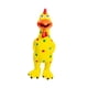 thumbnail image 4 of Juguetes chirriantes para perros, juegos de patio trasero de juguete de pollo chillón, juegos al aire libre, pollo con sonido resistente, pollo de lát Amarillo, 4 of 5