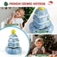 thumbnail image 5 of Calcetines navideños de cerámica para niños, azul y blanco, 5 of 7