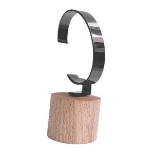 Ioensy - Soporte De Exhibición Para Reloj, Soporte Premium, Soporte Para Brazalete, Estante Para Pulsera, Soporte Para Reloj, Negro