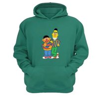 Genérico - Polerón Canguro Enrique Y Beto Verde Aguamarina Talla Xl Unisex