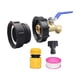 thumbnail image 4 of Adaptador IBC Adaptador IBC Accesorios para el tanque, reemplazo, resistente, válvula de la manguera de latón Válvula de agua IBC Piudad del tanque de 62 mm, 4 of 5