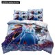 thumbnail image 1 of Cartoon Bedding Set Frozen Princess Elsa Pillowcase Duvet Cover Children Bed Three Piece Set Adult Single Twin Full Size Bed Sheets, 1 of 5