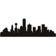 thumbnail image 1 of Decomural Dallas Texas Usa City Skyline WS-15429, 1 of 2