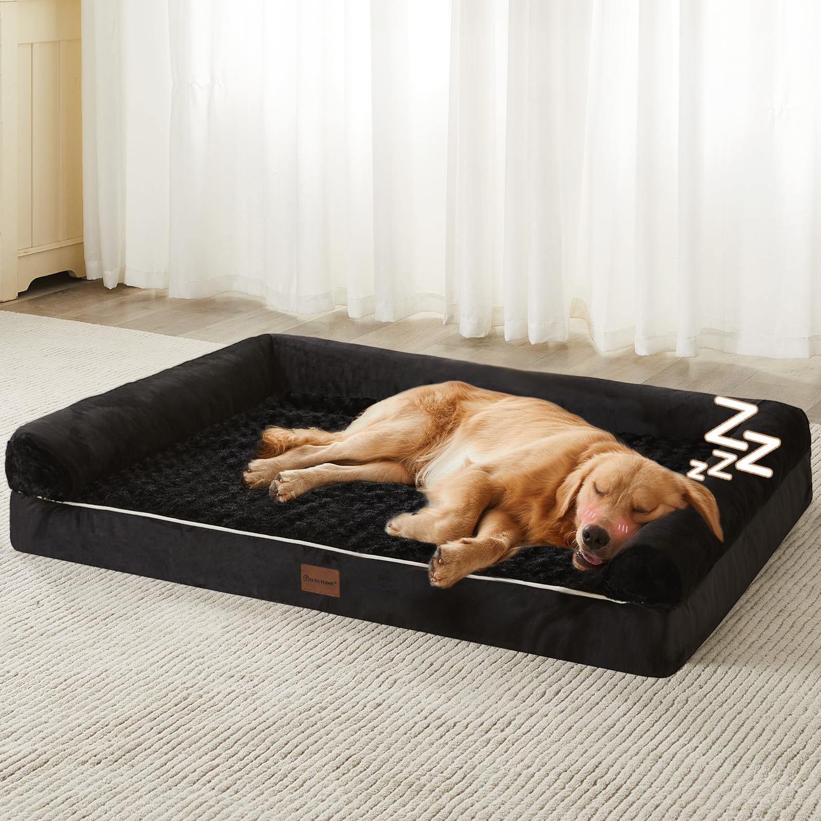 Cama Ortopédica Impermeable Para Perros Grandes Bfpethome