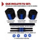 thumbnail image 2 of Mancuernas Ajustables Set De 20 Kg Total Fitnics 2en1 +barra Color Azul, 2 of 3