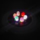 thumbnail image 3 of Disco LED de piedra burbujeante para acuario NICREW, multicolor, 5 cm, 3 of 6